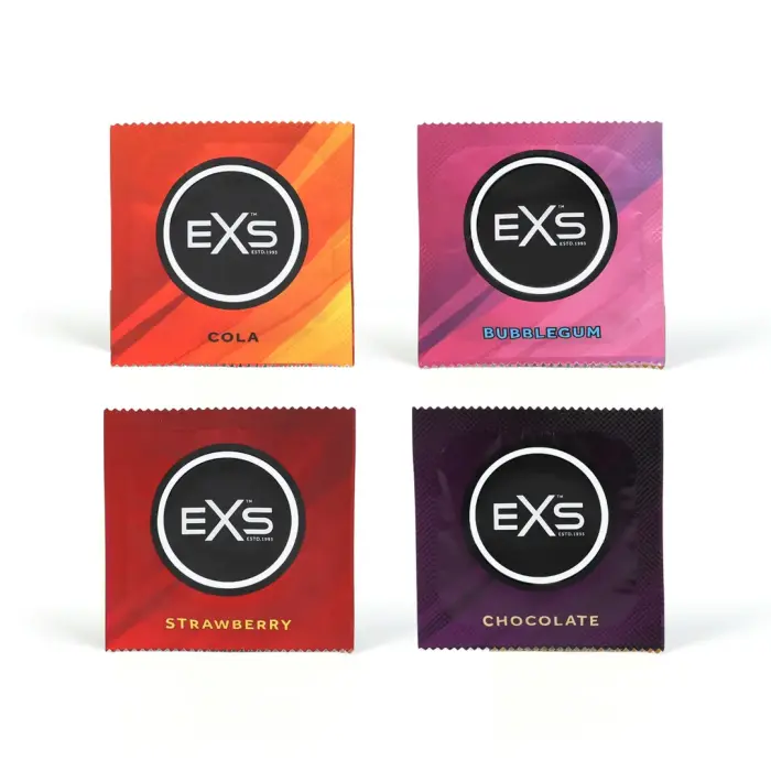 EXS Mixed Flavoured maitsestatud kondoomid – 48 tk