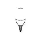 Xenita Animal Print Bodysuit with Lace Trim – L/XL — Photo 6