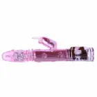 BAILE Throbbing Bunny Rotator Rabbit Vibrator – 29 cm (11.4″) – Pink — Photo 5