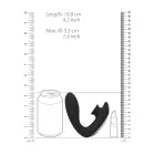 Desirable elastīgs gaisa pulsa vibrators – melns Foto 8