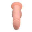 Vibreeriv dildo munanditega – 20.5 cm (8″) – nahavärvi — Foto 5
