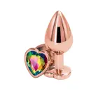 Rear Assets sirds formas anālais spraudnis – M – Rose Gold — Foto 1