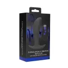E-Stim Vibrating Anal Plug with Remote Control – 12 cm – Black — Photo 4
