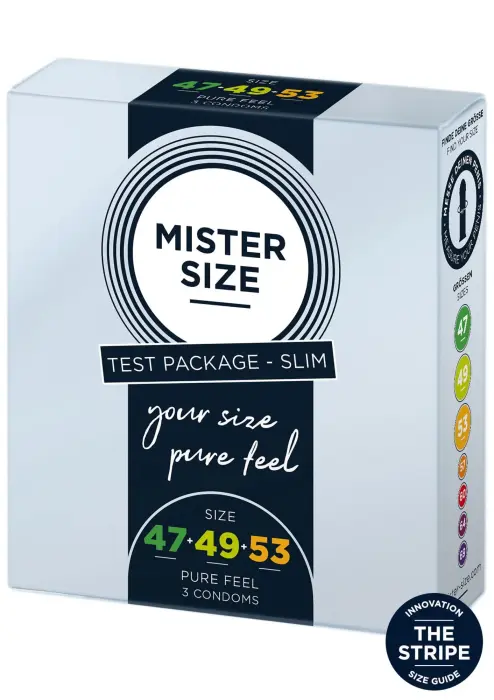 MISTER SIZE erinevate suurustega kondoomid – 9 tk