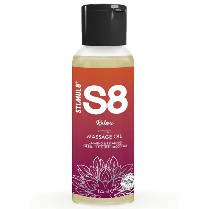 S8 Relax zaļās tējas masāžas eļļa – 125 ml