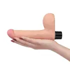 REAL SOFTEE Vibrating Dildo – 20 cm (8″) – Skin — Photo 6