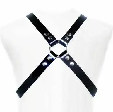 OUCH! Basic Leather Body Harness – Black – S-XL