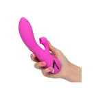 Malibu Minx кролик-вибратор с функцией всасывания – розовый — Фото 3