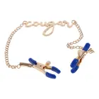 Sportsheets Cougar Gold Finish Adjustable Intimate Clamps 16.5" Chain — Foto 3