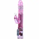 BAILE Throbbing Bunny Rotator Rabbit Vibrator – 29 cm (11.4″) – Pink — Photo 2