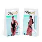 Dreamgirl Bodysuit with Mesh and Faux Leather Design – Black – M/L — Photo 1