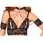 Abierta Fina Top Straps Set – Black – S — Photo 8