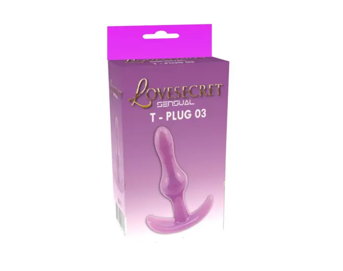 Lovesecret Sensual T-Plug 03 – 8.5 см – Фиолетовый Фото num