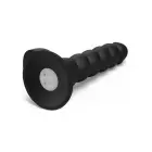 Playhouse Spiral Tease vibrating dildo with remote – silicone – XL – black — Photo 6