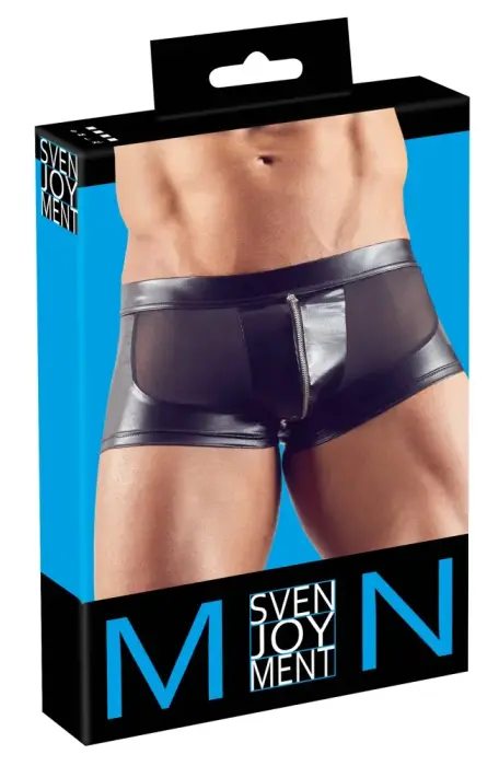 Men's Boxer Shorts with Wet Look Inserts – XL