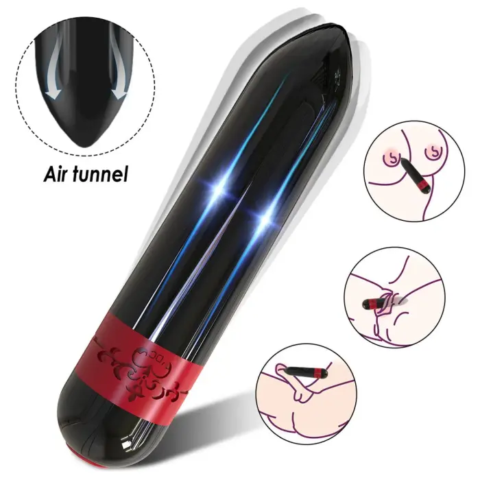 Rocket Vibrator – 7.3 cm (30mm) – Black Photo