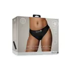Vibreerivad strap-on aluspüksid – M/L – mustad — Foto 1