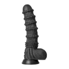 Dragon Monster Vibrating Dildo – 23+ cm – Black — Photo 6