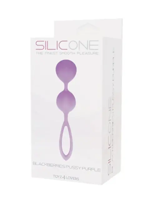Toyz4lovers Pussy Blackberries силиконовые шарики Кегеля – фиолетовые