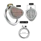 Mesh – stainless steel chastity cage – S — Photo 6