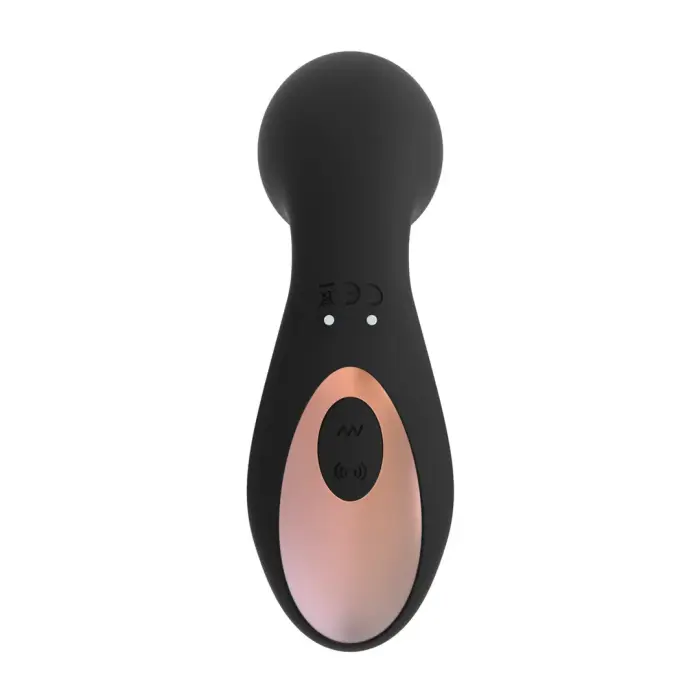 Desirable elastīgs gaisa pulsa vibrators – melns Foto 5