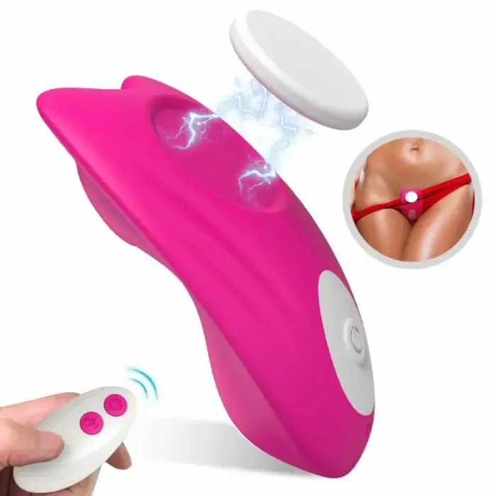 ARMONY Butterfly valkājams vibrators – 8.2 cm – rozā