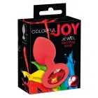 Colorful Joy Jewel Red Plug – S – 7.2 cm (2.8″) — Photo 1