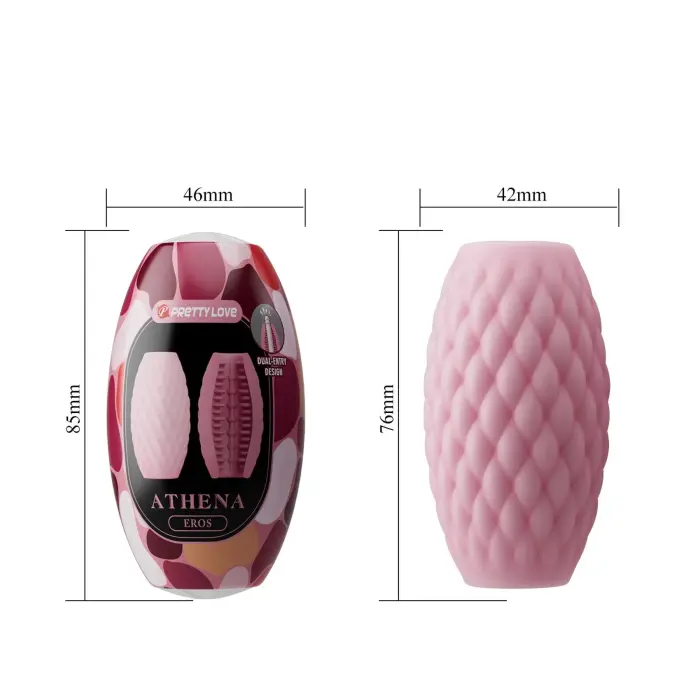 PRETTY LOVE - Athena EROS masturbators – TPR, ūdensizturīgs Foto 6