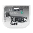 LEVELZ Silicone Stamina Sleeve with Vibrating Support Ring – Black — Photo 2