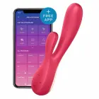 Satisfyer Mono Flex truša vibrators – 20.4 cm (8″) – sarkans — Foto 2