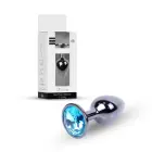 Plug-Jewellery Dark Silver anaaltapp – 7 cm (2.8″) – Helesinine — Foto 10