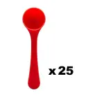 Fuck and Fist dozavimo šaukšteliai 6 g – raudoni – 25 vnt. — Nuotrauka 3