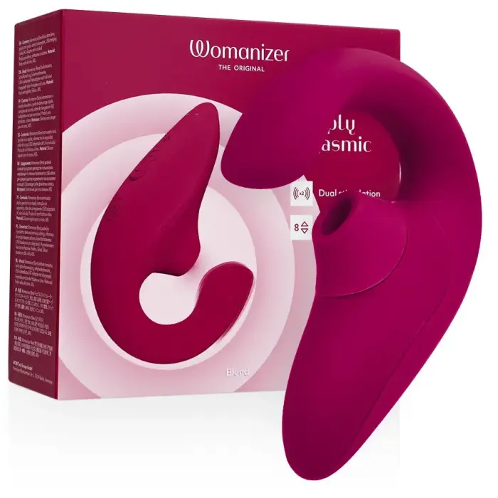 Womanizer Blend кролик-вибратор – 14 см (5.5″) – розовый