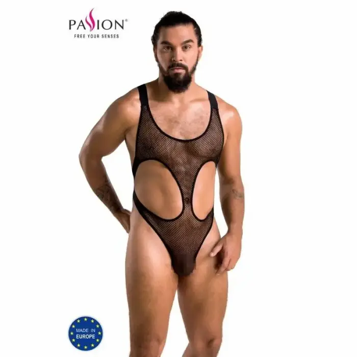 Passion Leon – men's bodysuit – black – L/XL