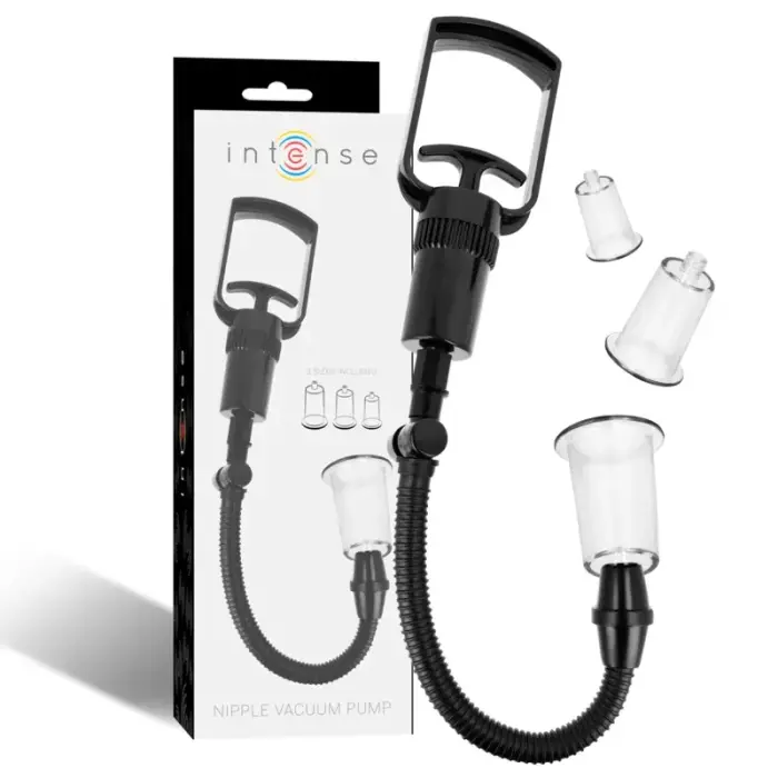Intense unisex nibude vaakumpump vibratsiooni ja rõhumõõturiga
