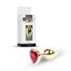 Jewellery Gold анальная пробка в форме сердца – 7 cm (2.8″) – Красный — Фото 10