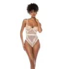 Lace Bodysuit – White – M — Photo 6