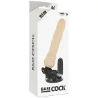 BASECOCK Vibrating Intimate Device с пультом управления – 19.5 см x 4 см (7.7″ x 1.6″) – телесный — Фото 3