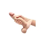 b-Vibe SlipSkin Silicone Model 8” Girthy Cream - Anatomical Design — Photo 5