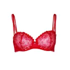 Very sexy unlined lace bra – Red – 80D — Photo 6