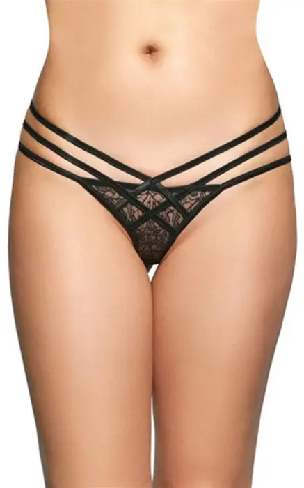 G-String 2492 stringi – melni – S