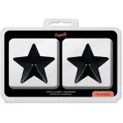 Coquette Chic Desire Star-Shaped Reusable Black Nipple Covers, Metal Finish — Photo 5