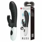 PRETTY LOVE Naughty Bunny Rabbit Vibrator – 20 cm (7.9″) – Black — Photo 2