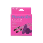 Passion Collection vibratora un krūtsgalu skavu komplekts – violets — Foto 2