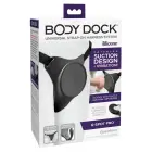 Pipedream Body Dock G-Spot Pro strap-on josta ar vibrējošu plāksni – melns — Foto 1