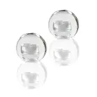 TOYJOY GLASS WORXX Kēgela bumbiņas ar svaru – caurspīdīgas — Foto 2