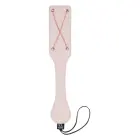 Peaches 'N Creame Chain Impression Paddle – паддл из искусственной кожи с отпечатком цепи – розовое золото – 32 см — Фото 5