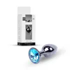 Plug-Jewellery Dark Silver anaaltapp – 7 cm (2.8″) – Helesinine — Foto 11