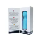Uzlādējams mini vibrators – zils — Foto 8