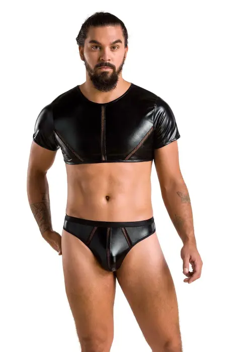 Passion 057 Set Peter lingerie set – black – XXL